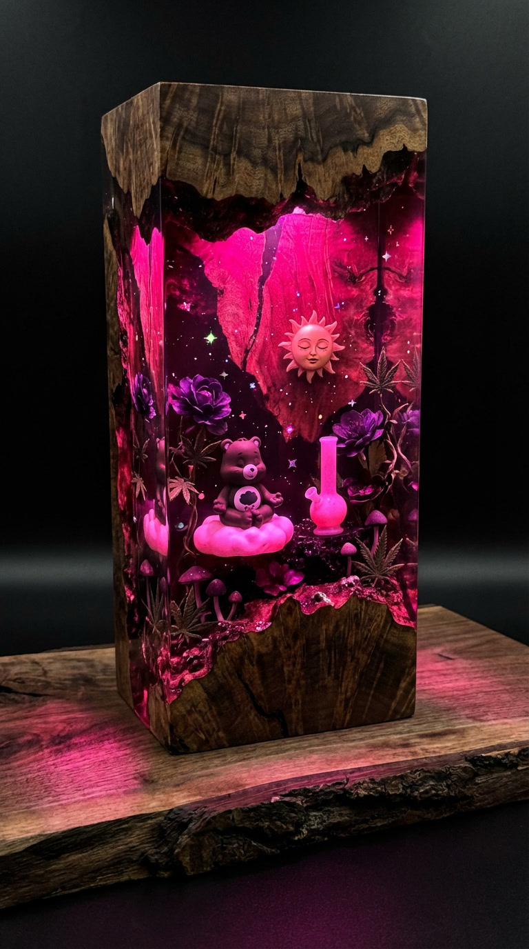 HoneyKush™ Handmade Herbal Resin Lamps