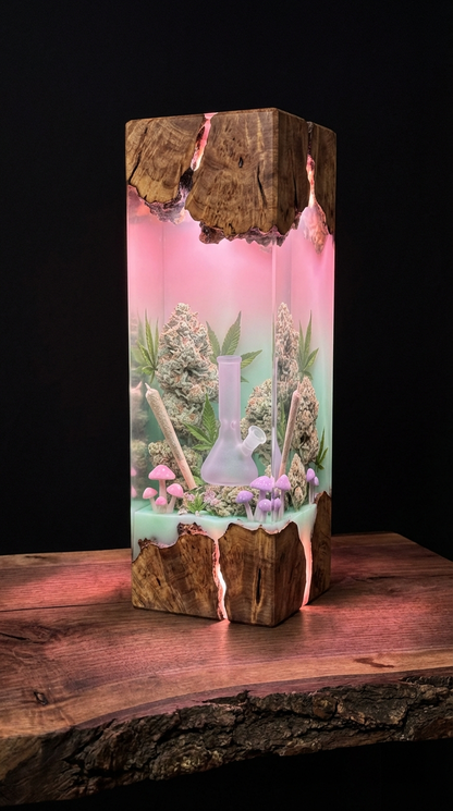 HoneyKush™ Handmade Herbal Resin Lamps